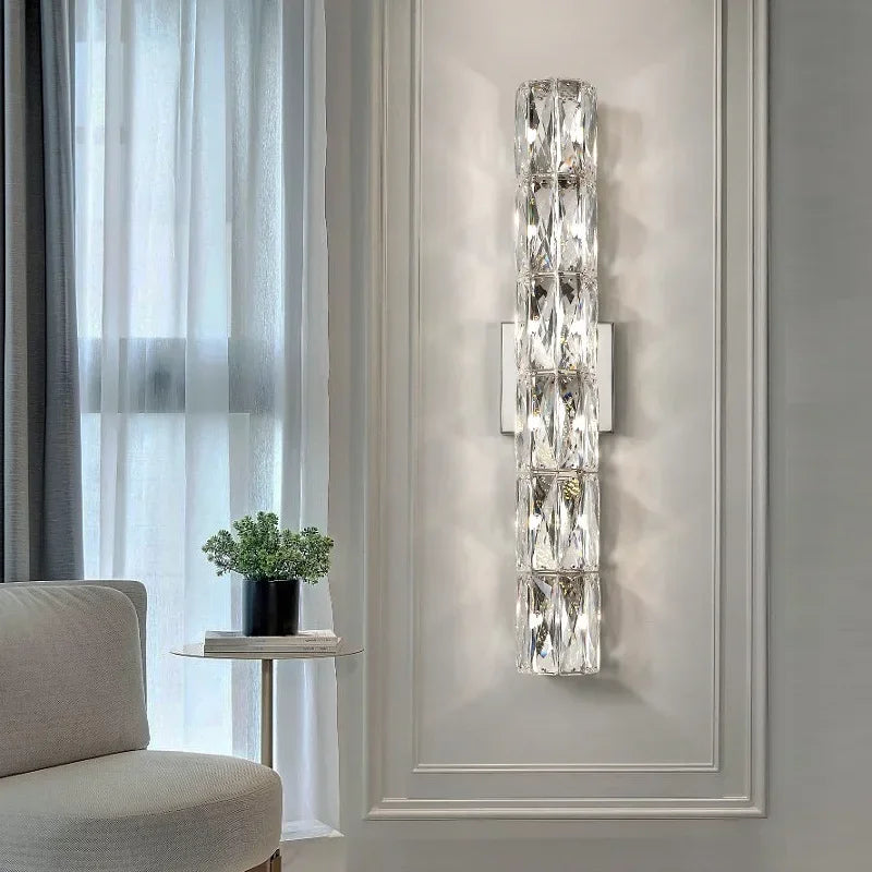 DecorBites™ Crystal Wall Light: Luxury Nordic Style for Living Room & Bedroom