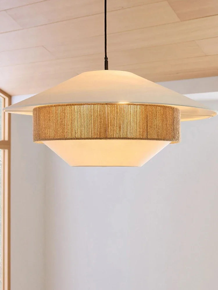 Hemp Rope Chandelier 60cm Japanese Hemp Design