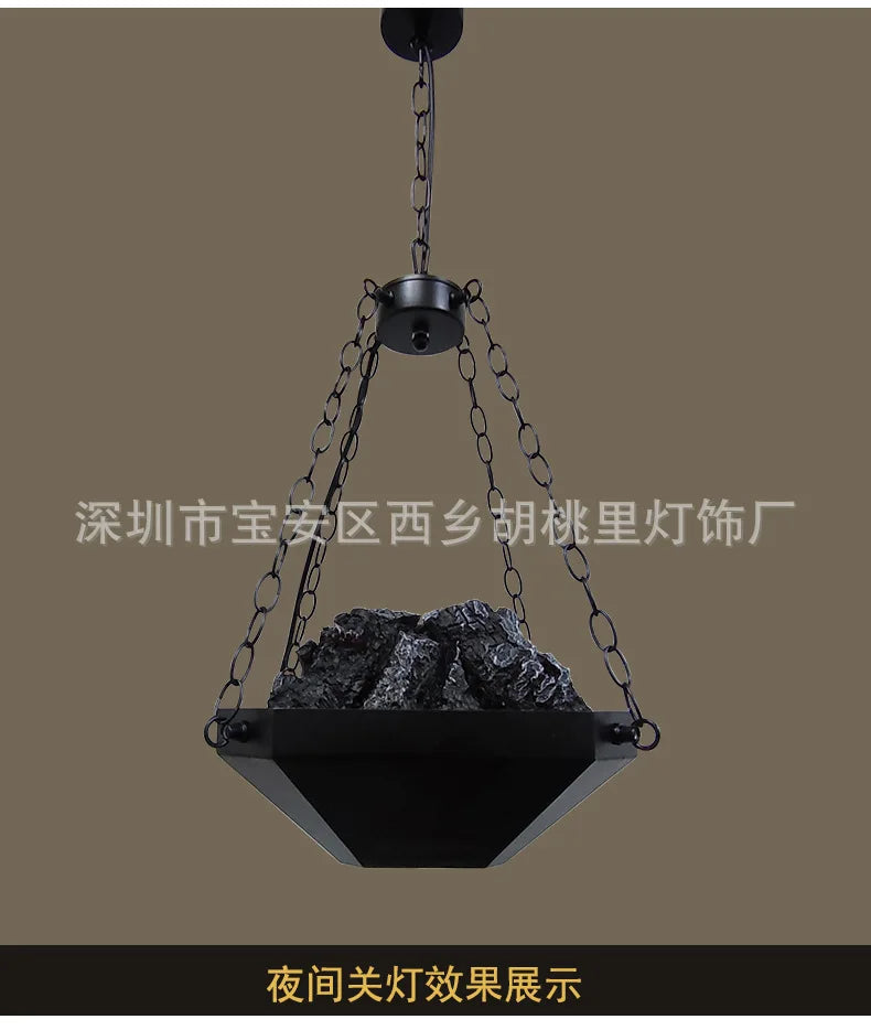 Iron Industrial Pendant Light