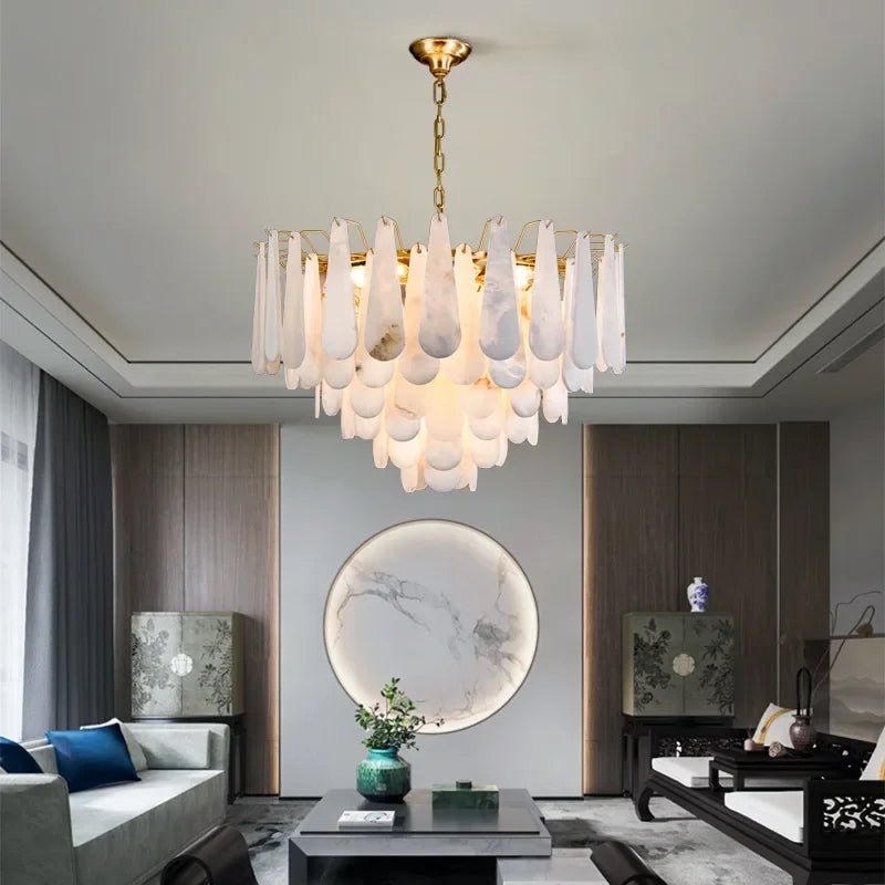 DecorBites™ Marble Pendant Light LED Chandelier