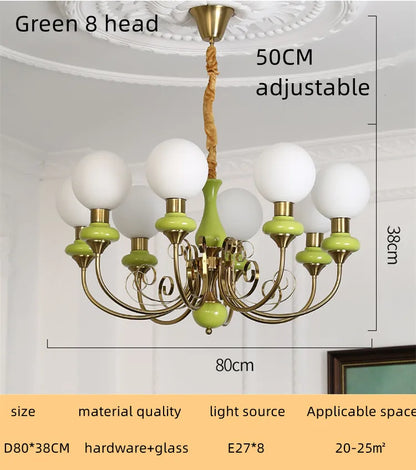 DecorBites™ Cream Style LED Chandelier for Bedroom, Living Room, Dining Room
