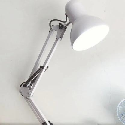DecorBites™ Adjustable Swing Arm LED Desk Lamp with Switch for Office Reading and Bedside