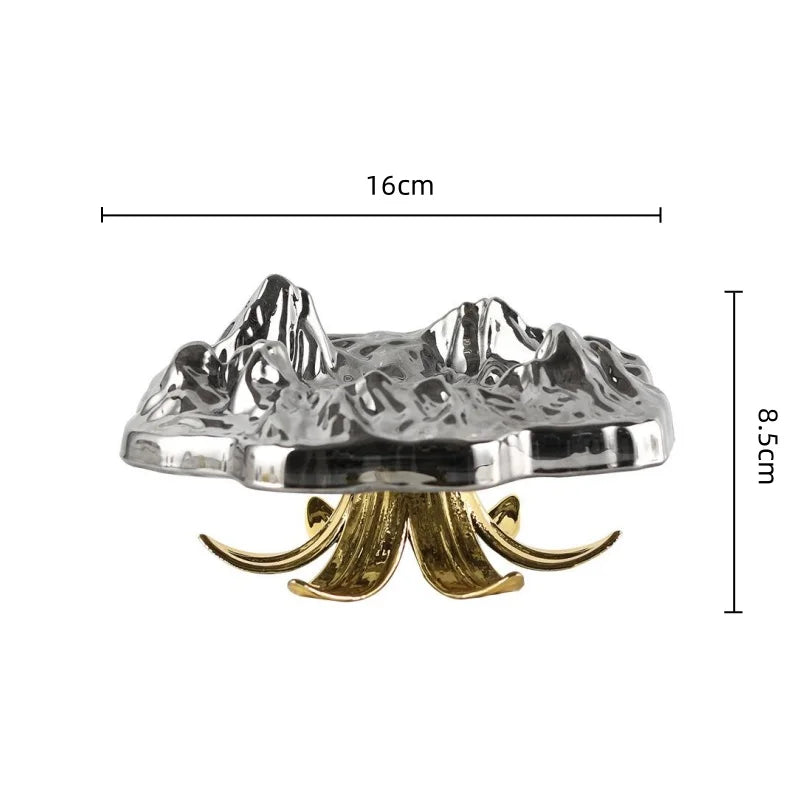 Glass High-Leg Tray