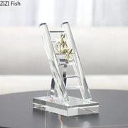 Gold Resin Figures Sculpture