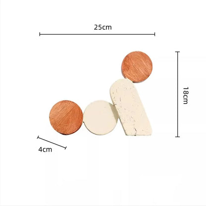 DecorBites™ Geometric Circle Resin Handicrafts - Hollowed-out Stone Figurines