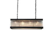 Glass Rectangle Pendant Light