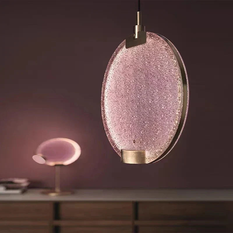DecorBites™ Glass Horo LED Pendant Light - Art Deco Signal Headlight for Home, Bar, Kitchen