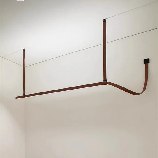 DecorBites™ LED Leather Pendant Lamp: Minimalist Dining Room Hanging Light