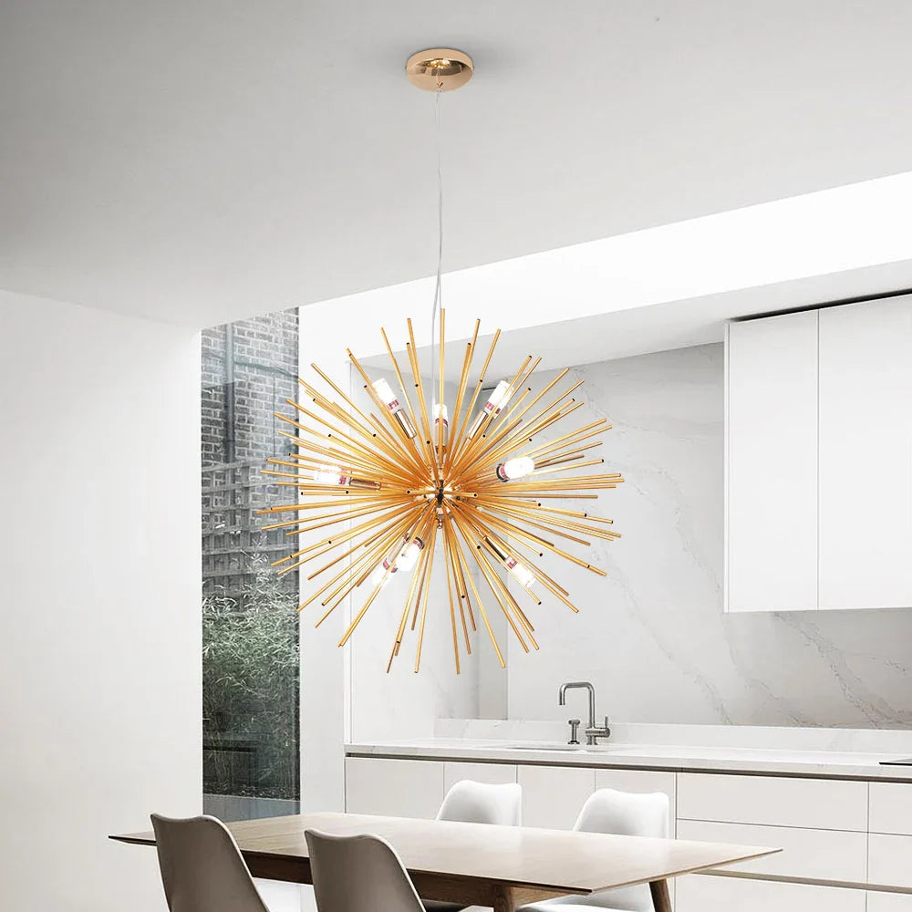 Gold Modern Pendant Chandelier