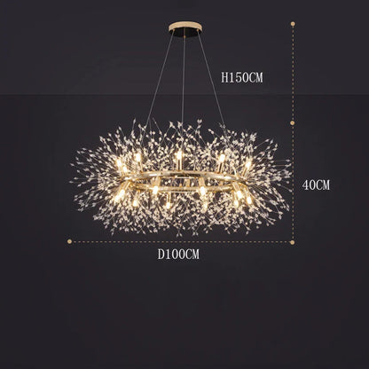 DecorBites™ LED Pendant Chandeliers for Modern Living and Dining Room Decor