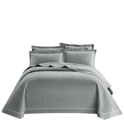 DecorBites™ Cotton Coverlet Bedspread Set with Thick Quilting for Luxurious Bedding