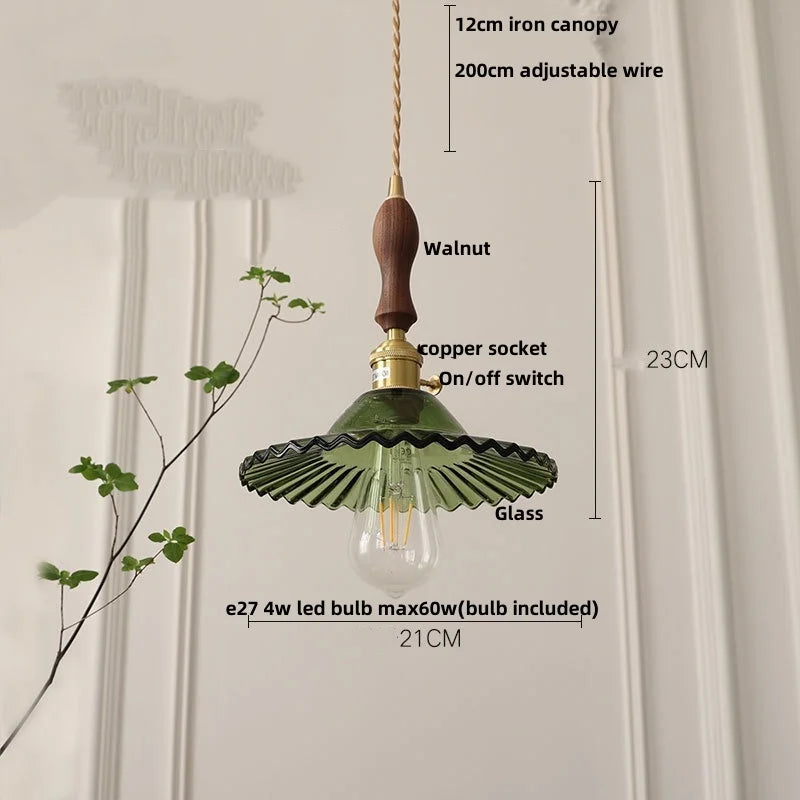 Copper Knob Pendant Light
