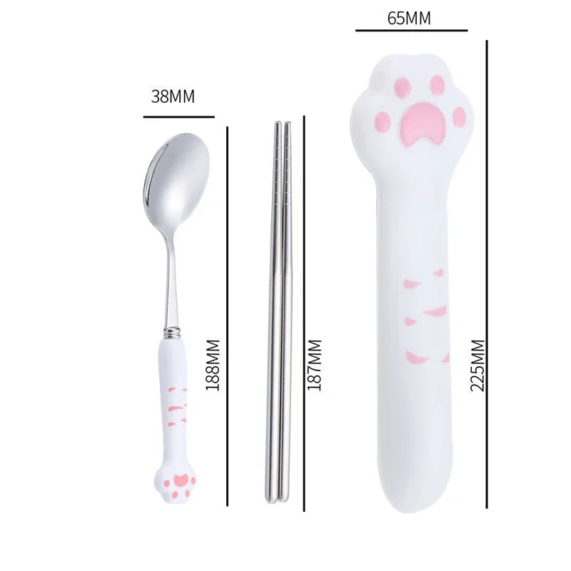 Metal Cartoon Cutlery Set