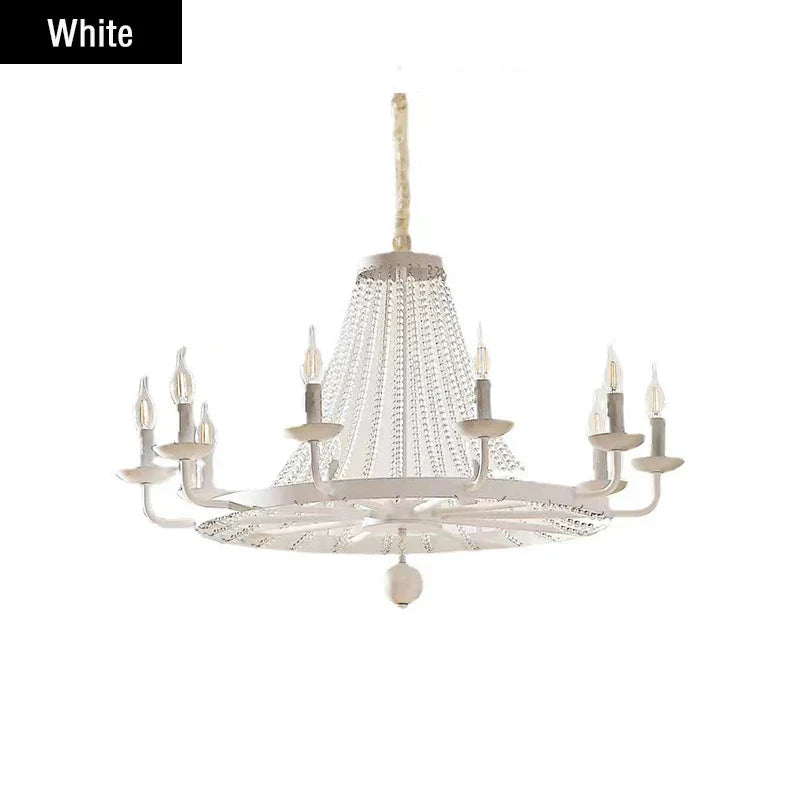 DecorBites™ Country Candle Crystal Chandelier for Home Decoration