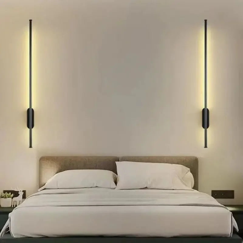 Aluminum LED Wall Sconce 100cm Foyer Design