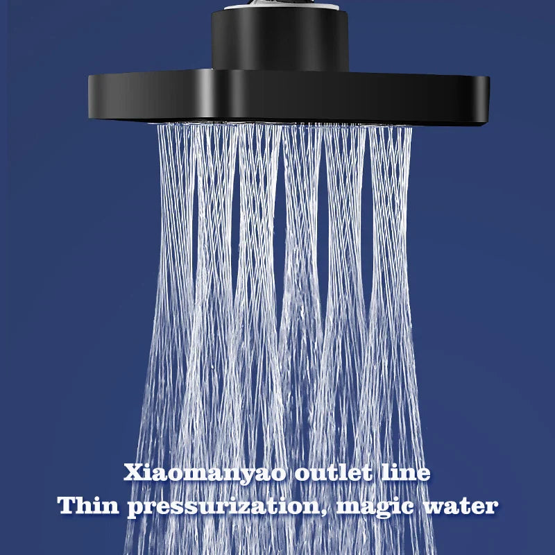 Chrome Rotating Rainshower Head