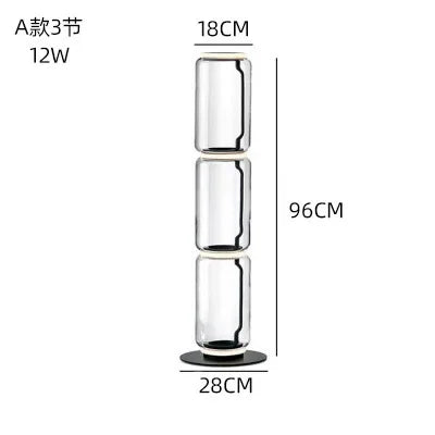 Glass Nordic Floor Lamp