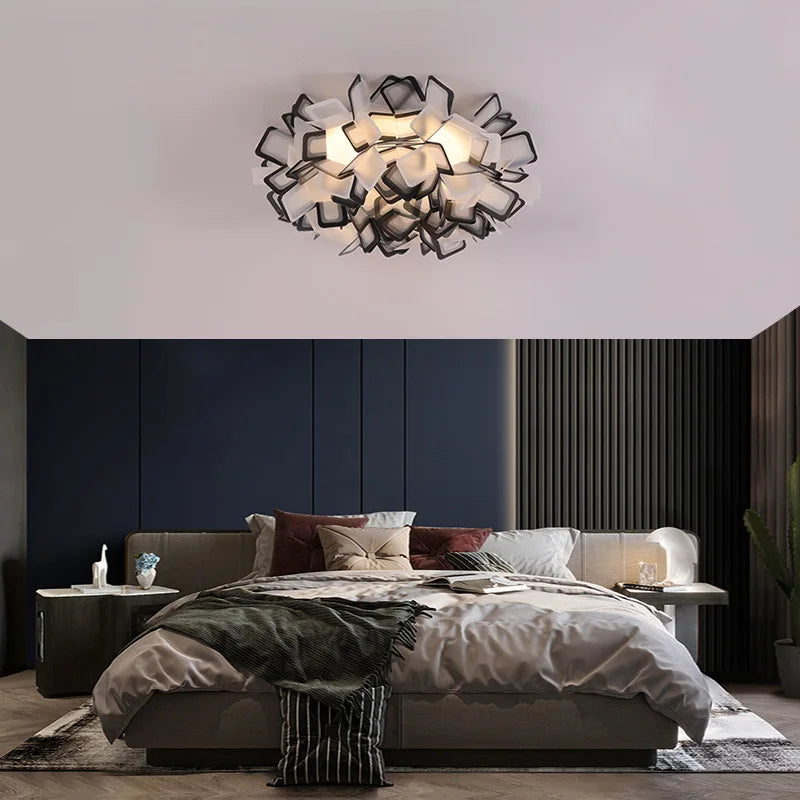 DecorBites™ LED Flower Ceiling Pendant Lamp for Living Room Bedroom