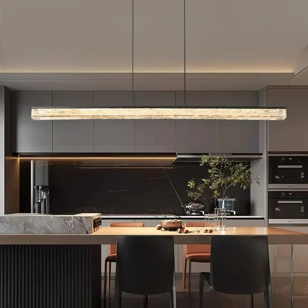 Brushed Gold LED Chandelier