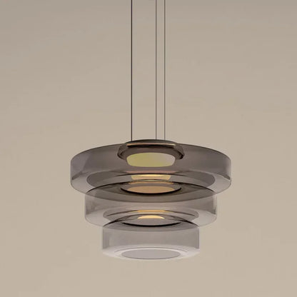 Nordic Glass Pendant Light in Green or Gray