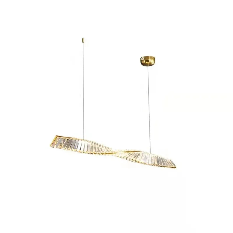 DecorBites™ Gold Steel LED Pendant Lights - Luxury Dimmable Suspend Lamp
