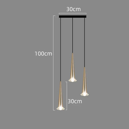 DecorBites™ Crystal LED Stair Chandelier: Luxury Long Stair Lighting Fixture with Creative Island Design