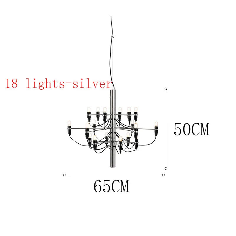 DecorBites™ LED Candle Chandelier: Elegant Italian Design Pendant Light for Home Decor