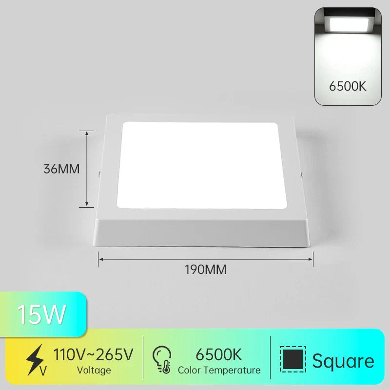 Panel LED Ceiling Chandelier