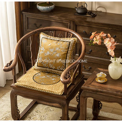 DecorBites™ Crane Birds Branches Lumbar Pillow Case 30x50cm