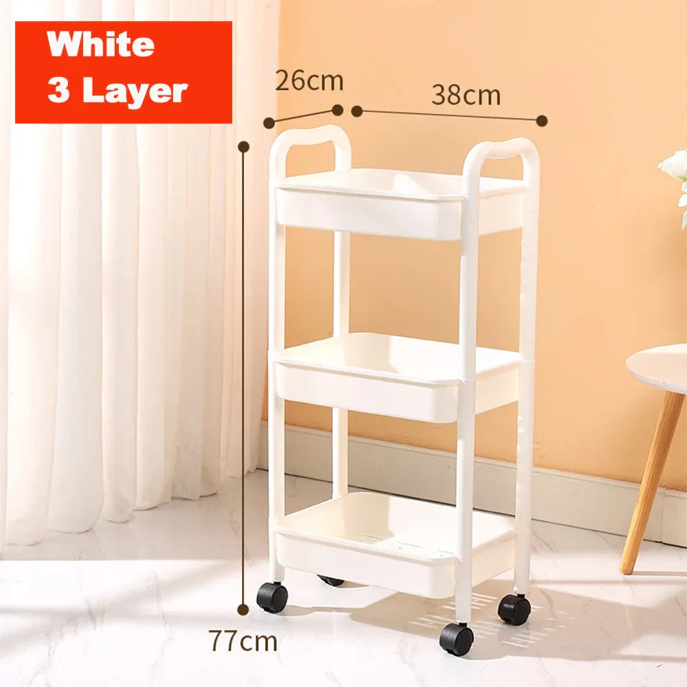 Metal Rolling Storage Cart