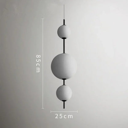 DecorBites™ Glass Ball LED Pendant Light for Modern Restaurant, Cafe, Bedroom & Kitchen