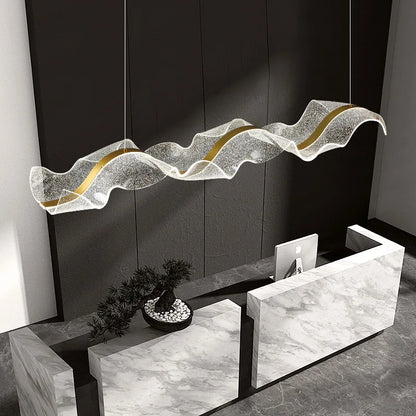 DecorBites™ Gold Acrylic LED Pendant Lamps - Nordic Design for Home Decor Lighting