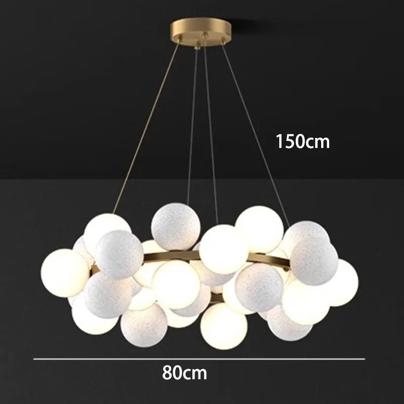 Chrome Linear LED Chandelier