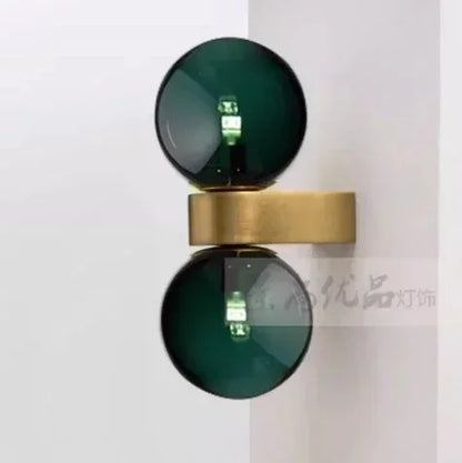 DecorBites™ Glass Ball LED Wall Lamp for Bedroom and Living Room Decor