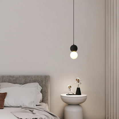 DecorBites™ Black Travertine LED Hanging Pendant Light - Nordic Modern Home Decor