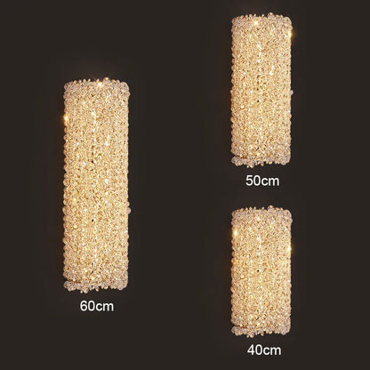 DecorBites™ Crystal Wall Lamp: Modern Minimalist Master Bedroom Lighting