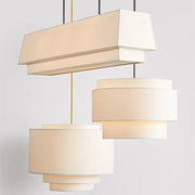 Fabric Tiered Pendant Lamp
