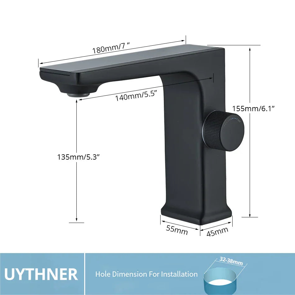 Matte Grey Basin Faucet