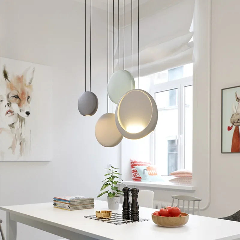 DecorBites™ Crescent Moon Chandelier for Dining Room, Coffee Shop, Kitchen Island, and Bar