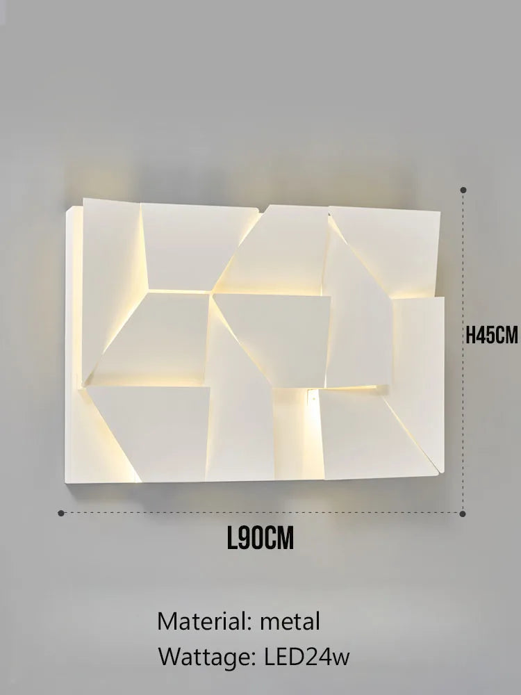 DecorBites™ Geometric Art Indoor Wall Lamp for Bedroom Living Room Staircase Home Decor