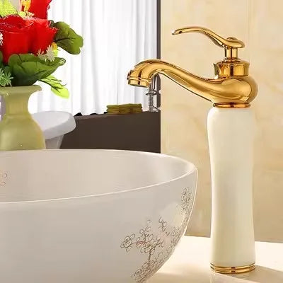 Gold Jade Brass Faucet