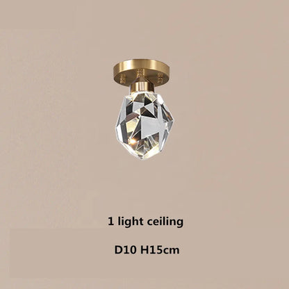 DecorBites™ Copper LED 3-Light Dimmable Crystal Chandelier