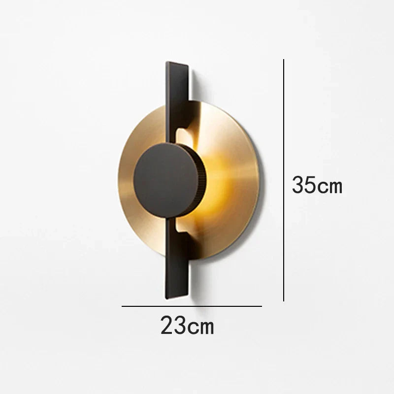 Gold Iron Sconce Lamp