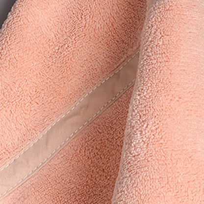 DecorBites™ Coral Velvet Hand Towel: Round Cute Style, Super Absorbent & Soft for Bath