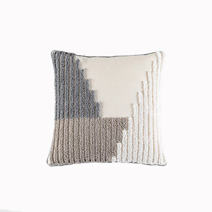 DecorBites™ Geometric Embroidery Cushion Cover with Tassel, Home Decor Pillowcase, Various Sizes