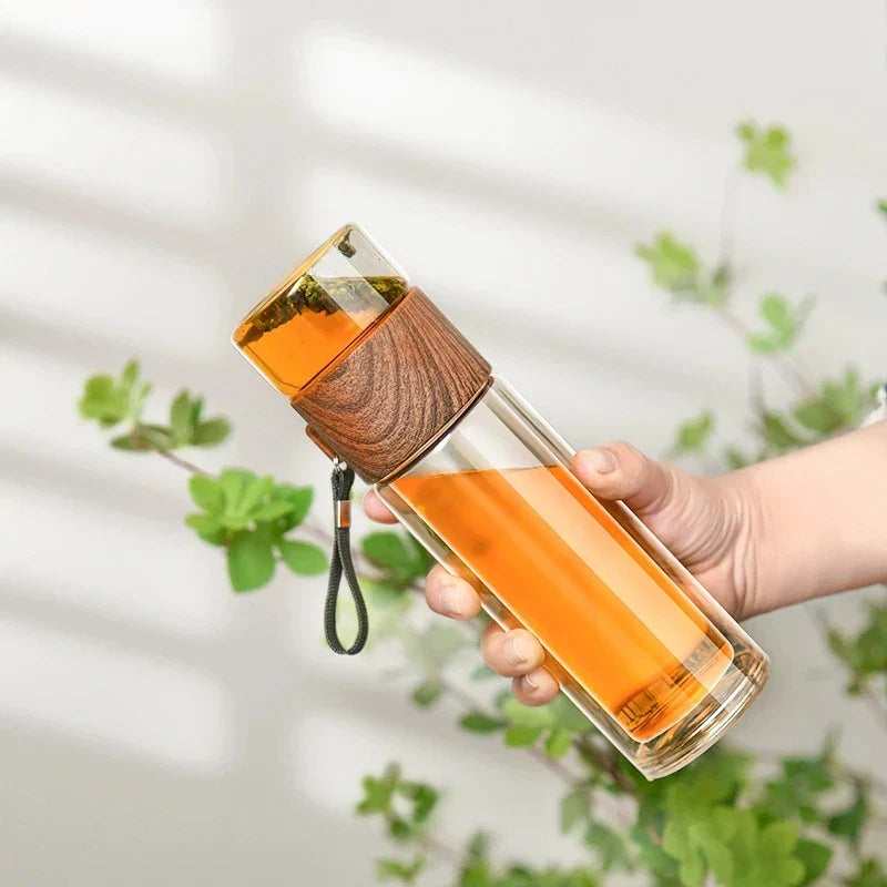 Thermal Glass Water Bottle