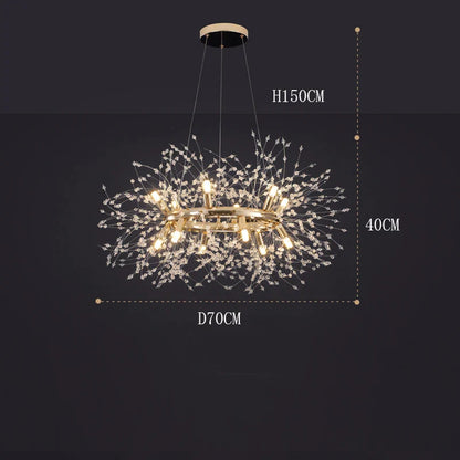 DecorBites™ LED Pendant Chandeliers for Modern Living and Dining Room Decor