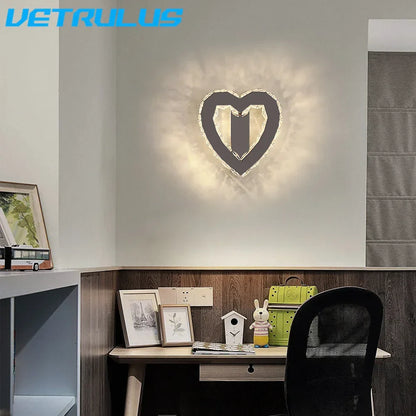 DecorBites™ Crystal LED Wall Light Modern Indoor Lighting for Living Room & Aisle