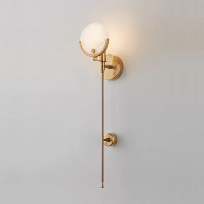 DecorBites™ Gold Marble Wall Lights: Modern LED Sconce for Living Room Bedroom Decor