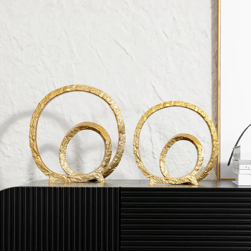 Golden Circle Resin Figurines